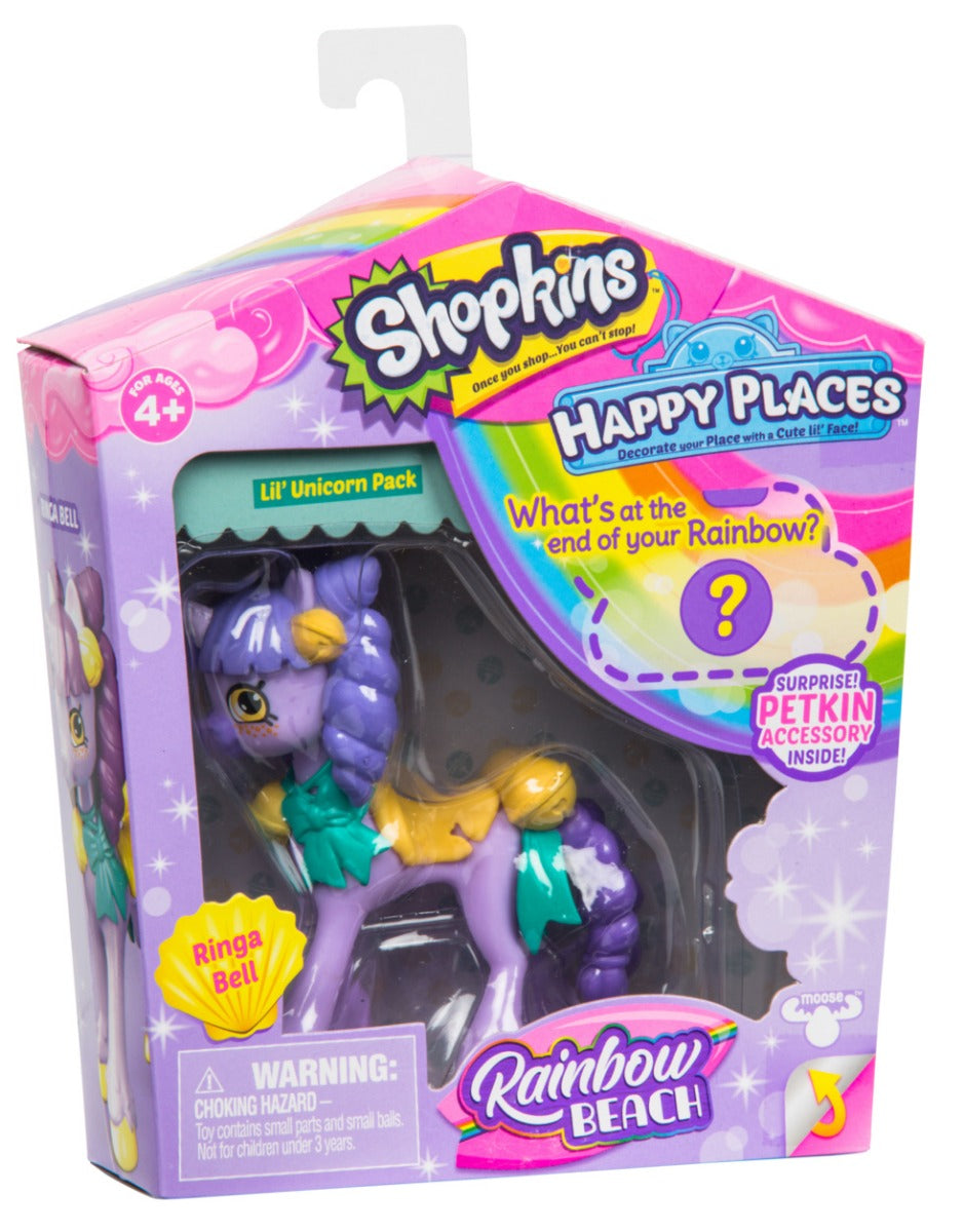HAPPY PLACES SHOPKINS S5 W2 DOLL SINGLE PACK RINGA BELL