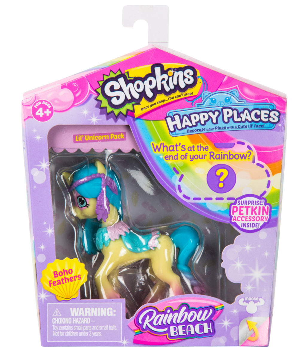 HAPPY PLACES SHOPKINS S5 W2 DOLL SINGLE PACK BOHO FEATHERS