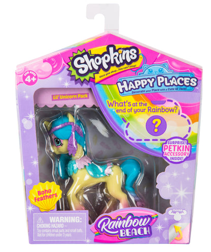 HAPPY PLACES SHOPKINS S5 W2 DOLL SINGLE PACK BOHO FEATHERS