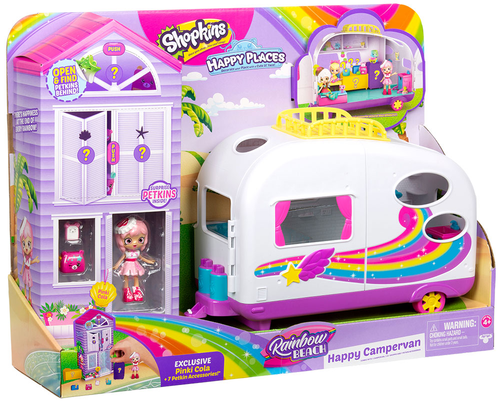 HAPPY PLACES SHOPKINS S5 HAPPY CAMPERVAN