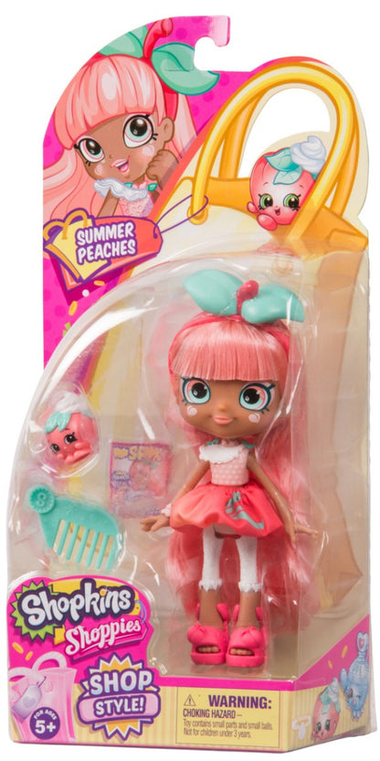 SHOPKINS SHOPPIES S7 W1 DOLL SINGLE PACK SUMMER PEACHES