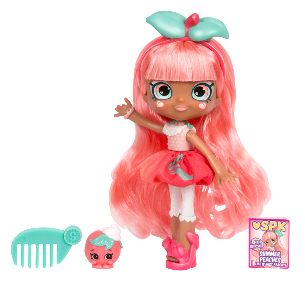 SHOPKINS SHOPPIES S7 W1 DOLL SINGLE PACK SUMMER PEACHES