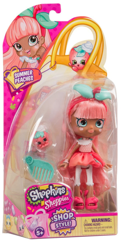 SHOPKINS SHOPPIES S7 W1 DOLL SINGLE PACK SUMMER PEACHES