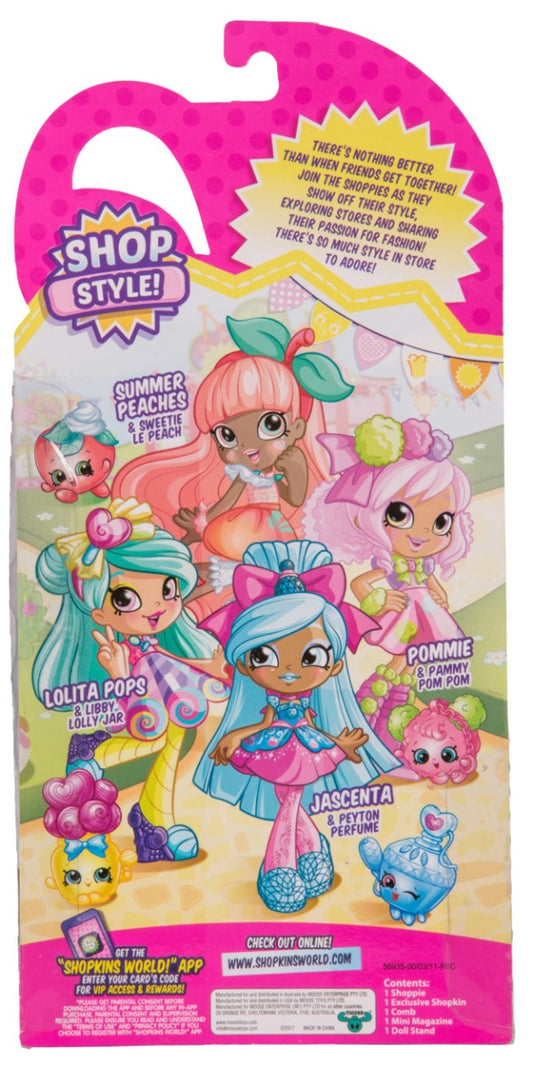 SHOPKINS SHOPPIES S7 W1 DOLL SINGLE PACK JASCENTA