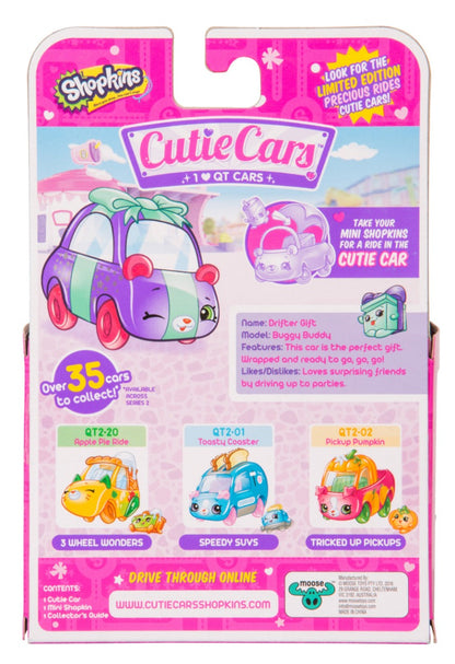CUTIE CARS SHOPKINS S2 W2 SINGLE PACK QT2-11 DRIFTER GIFT