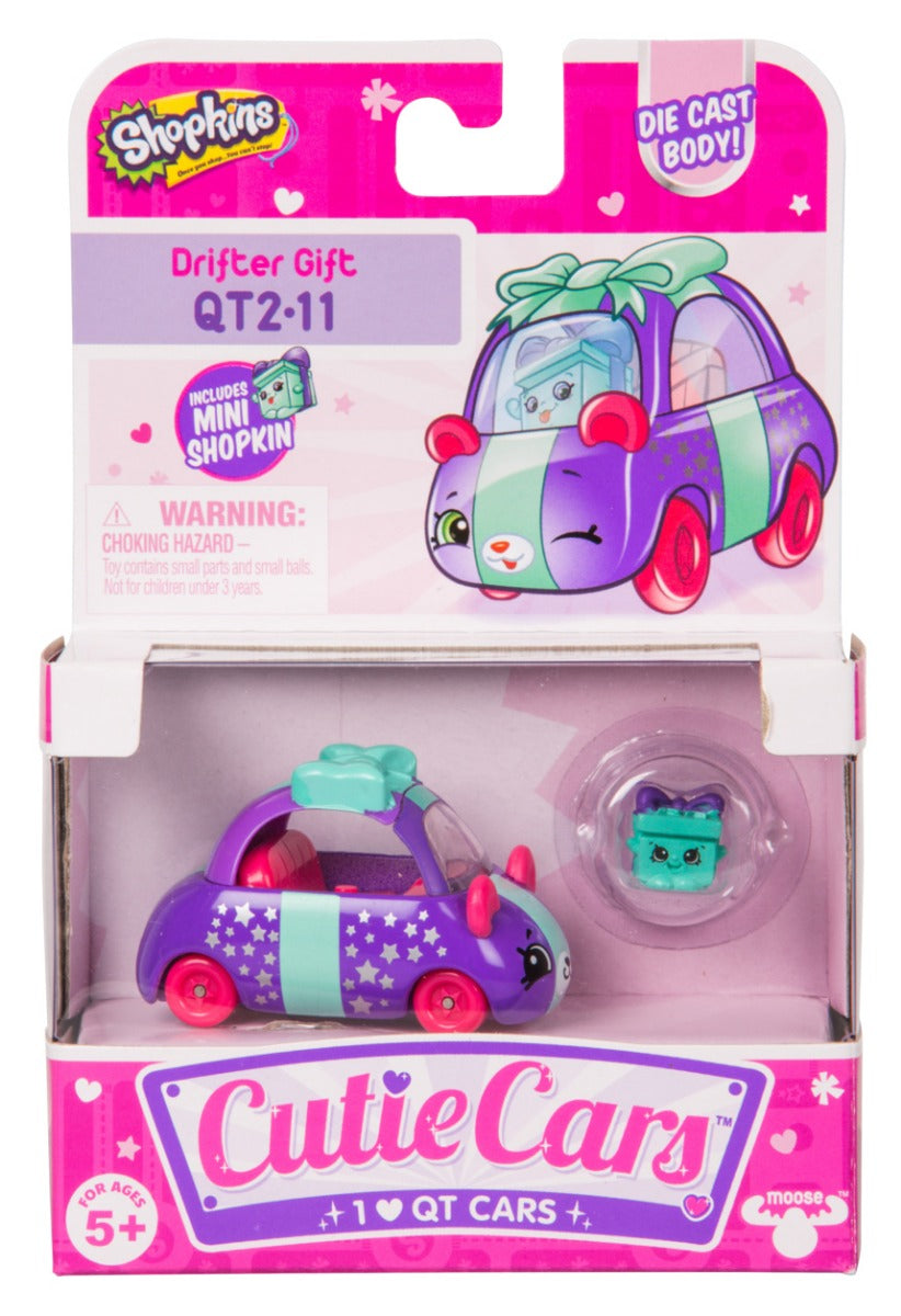 CUTIE CARS SHOPKINS S2 W2 SINGLE PACK QT2-11 DRIFTER GIFT