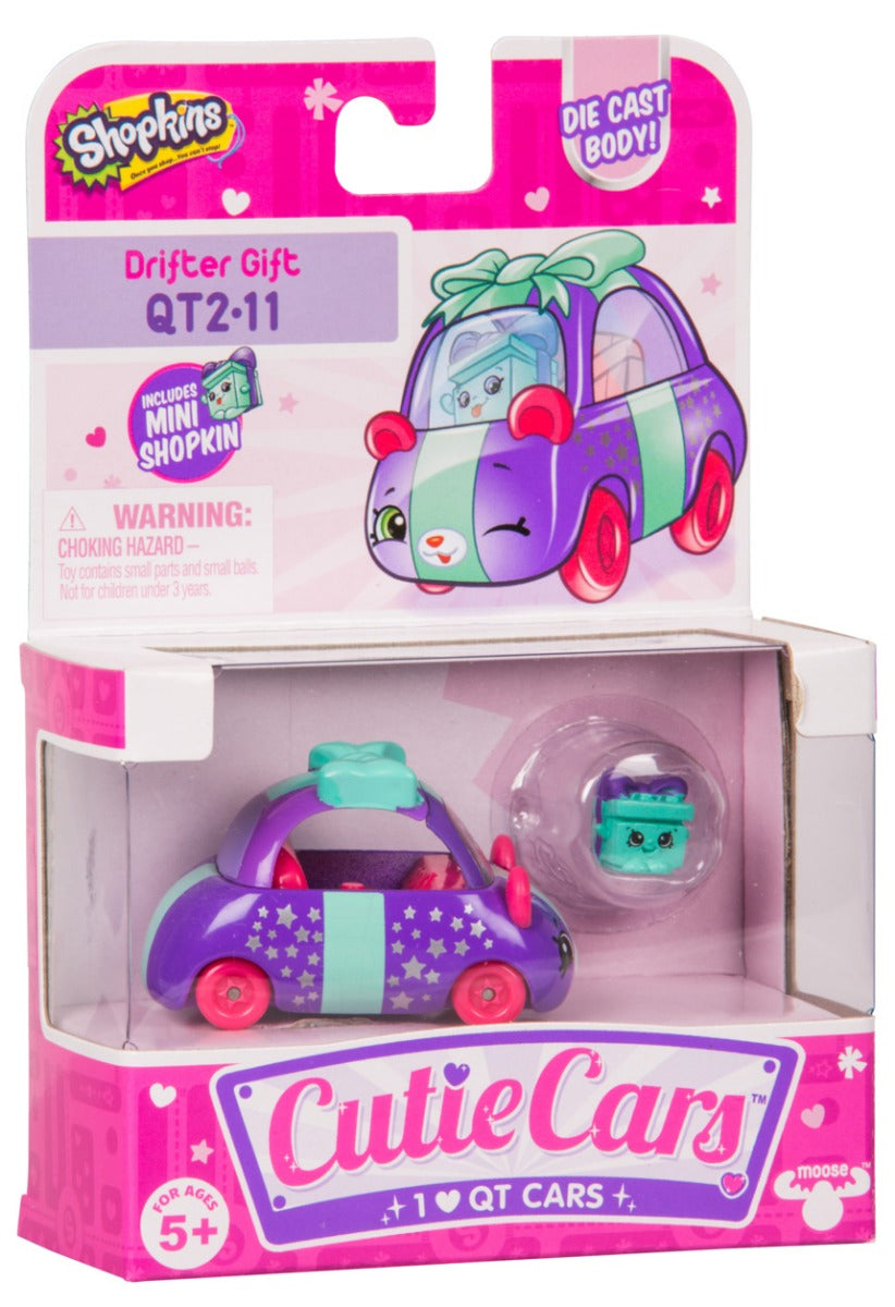 CUTIE CARS SHOPKINS S2 W2 SINGLE PACK QT2-11 DRIFTER GIFT