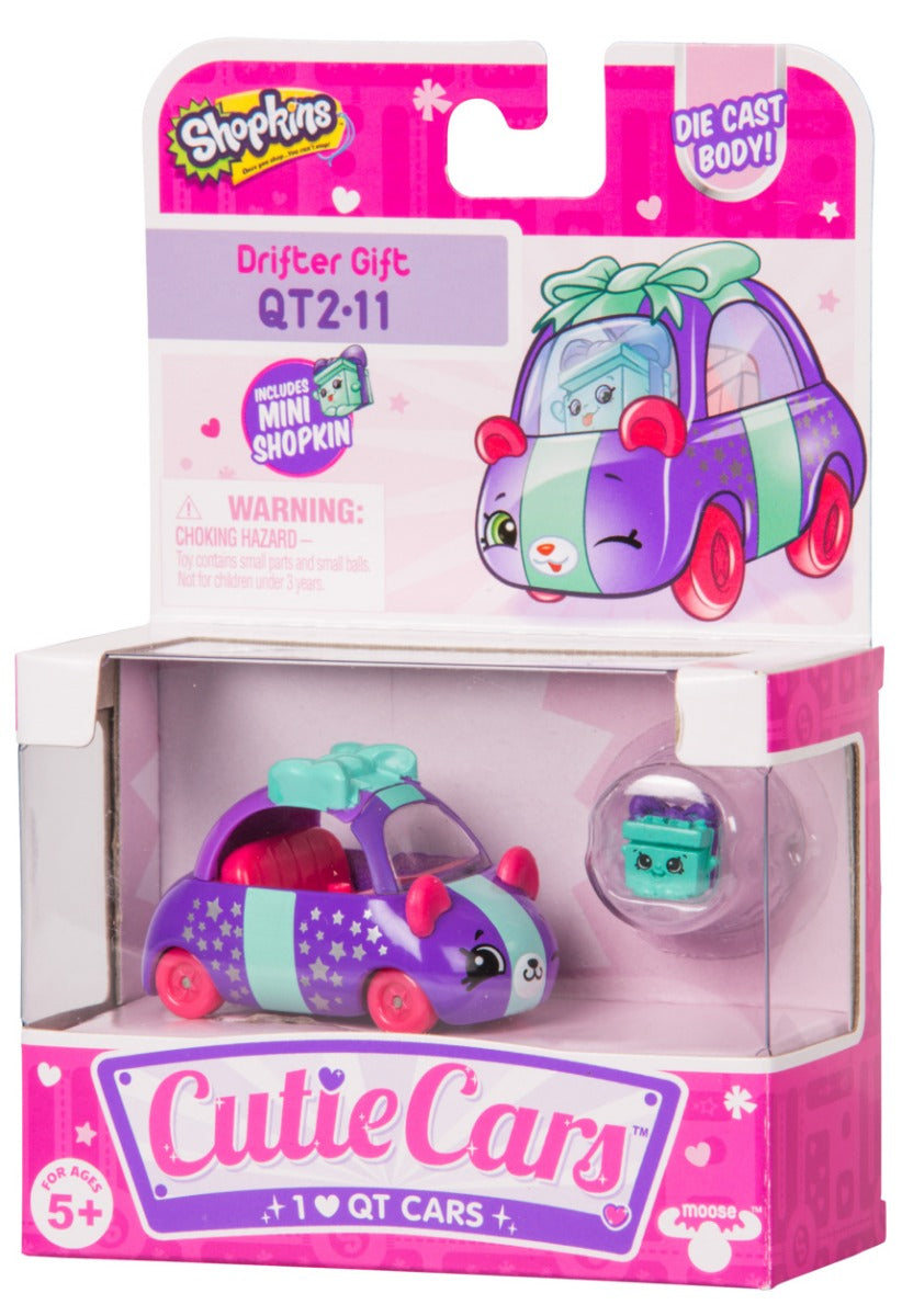 CUTIE CARS SHOPKINS S2 W2 SINGLE PACK QT2-11 DRIFTER GIFT