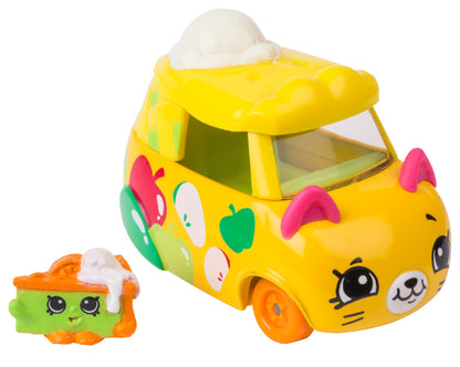 CUTIE CARS SHOPKINS S2 W3 SINGLE PACK QT2-20 APPLE PIE RIDE