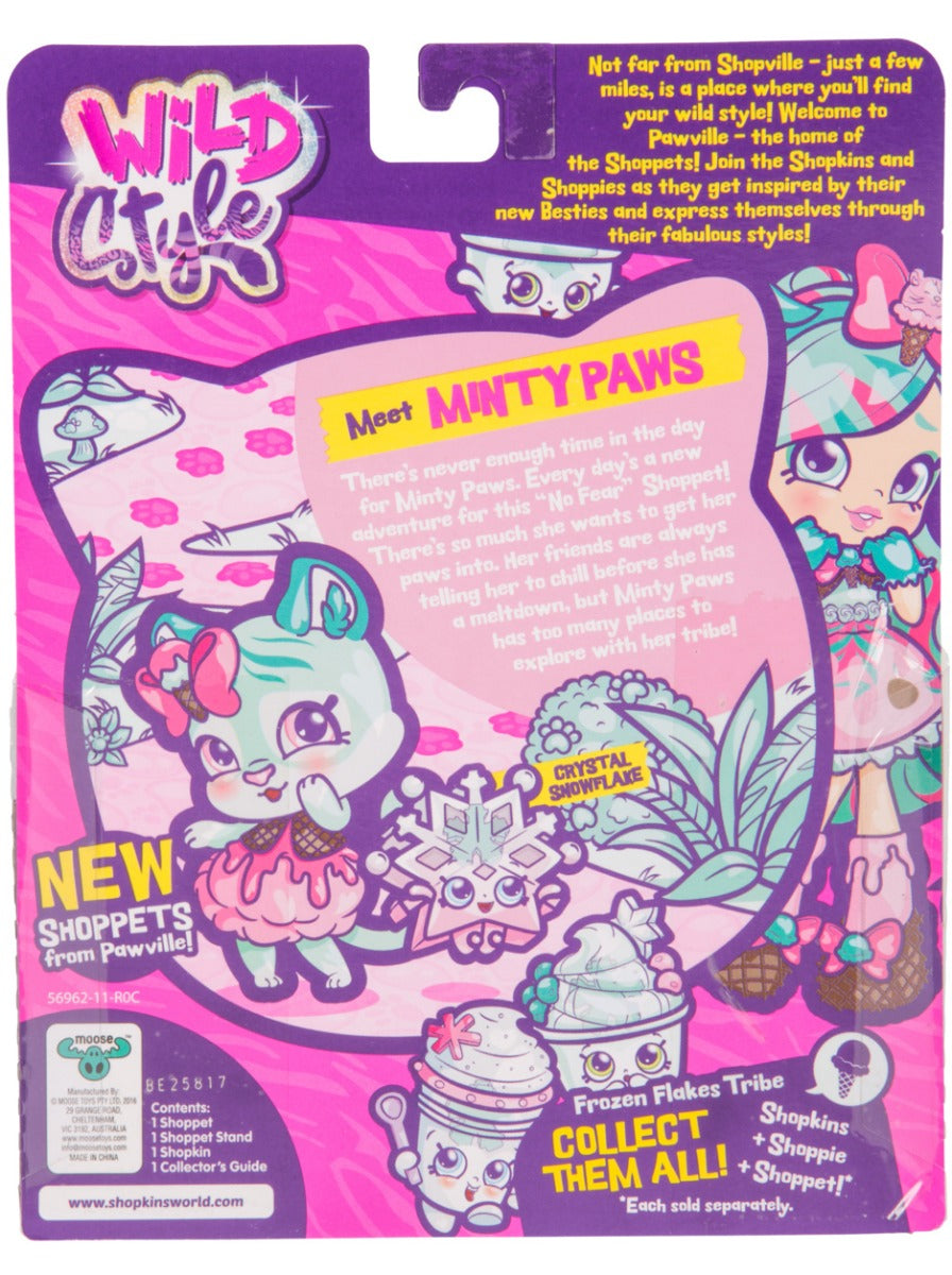 SHOPKINS SHOPPETS S9 W2 SINGLE PACK MINTY PAWS