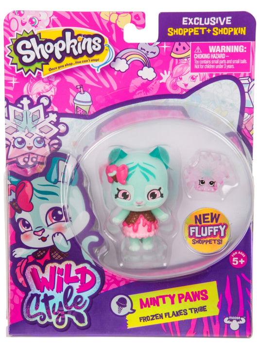 SHOPKINS SHOPPETS S9 W2 SINGLE PACK MINTY PAWS