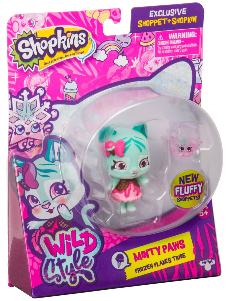 SHOPKINS SHOPPETS S9 W2 SINGLE PACK MINTY PAWS