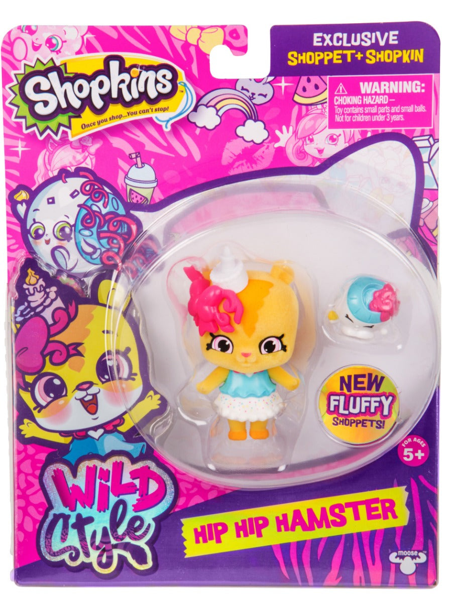 SHOPKINS SHOPPETS S9 W2 SINGLE PACK HIP HIP HAMPSTER