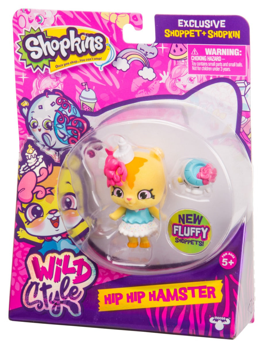 SHOPKINS SHOPPETS S9 W2 SINGLE PACK HIP HIP HAMPSTER