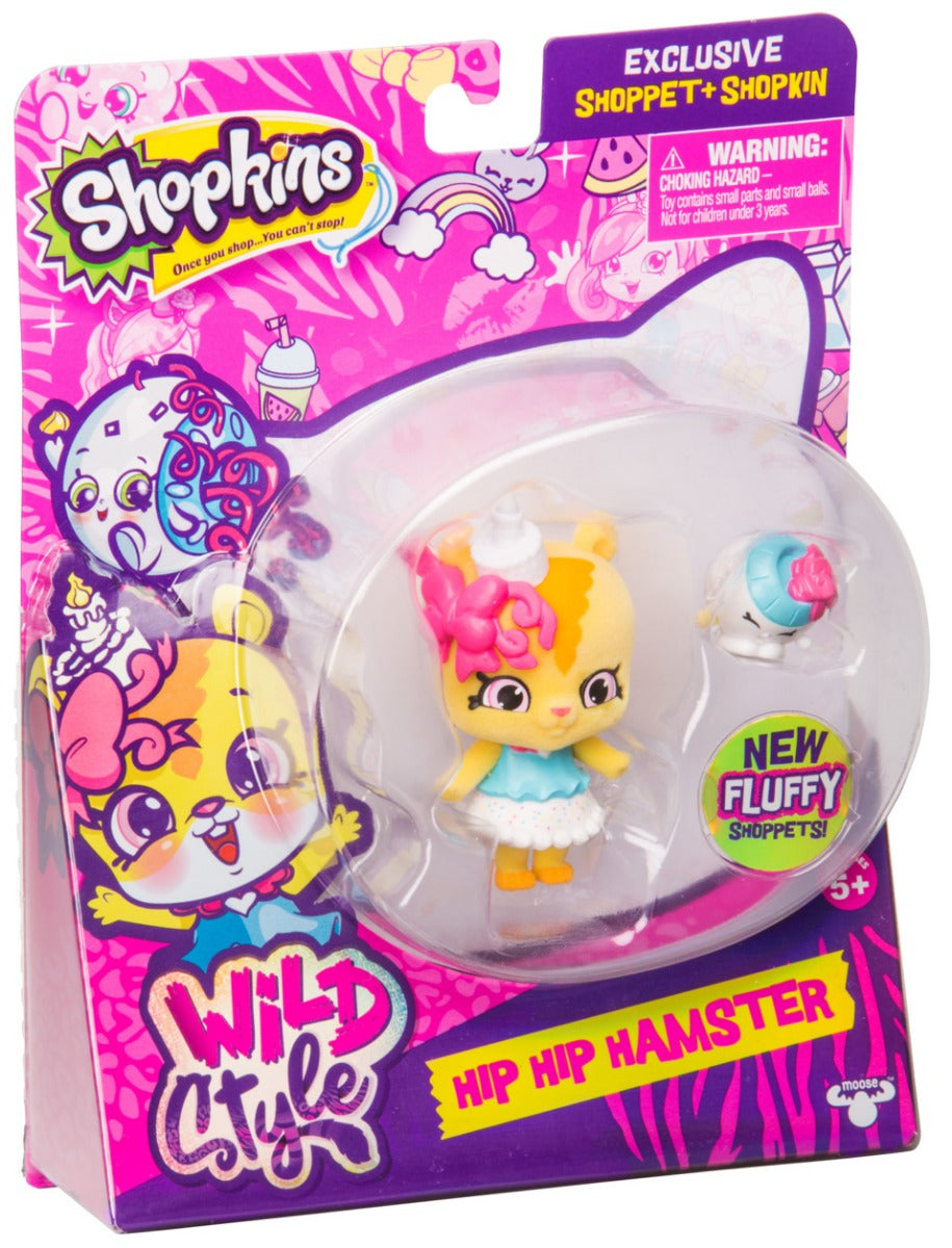 SHOPKINS SHOPPETS S9 W2 SINGLE PACK HIP HIP HAMPSTER