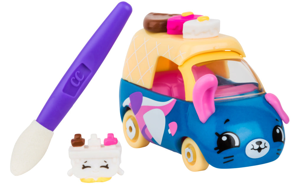 CUTIE CARS SHOPKINS W1 COLOR CHANGE PACK QT3-C06 ICE RIDER