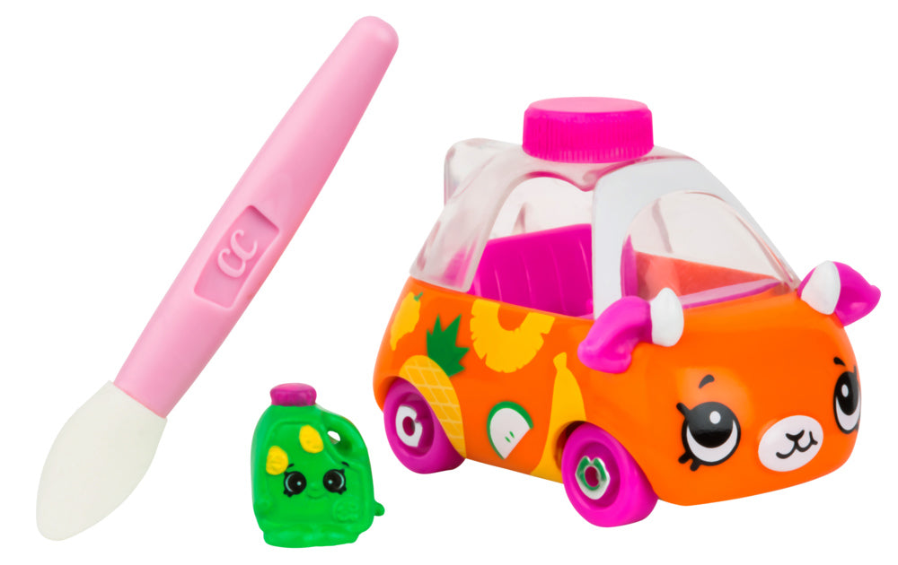 CUTIE CARS SHOPKINS W1 COLOR CHANGE PACK QT3-C04 JUICY DRIVER