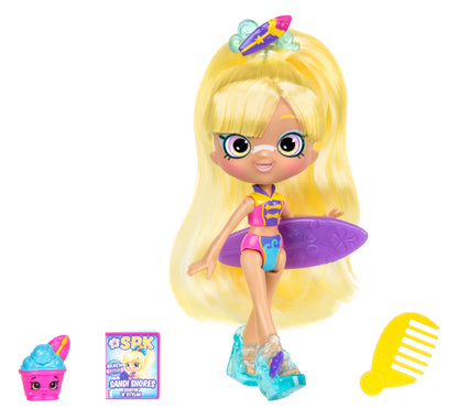 SHOPKINS SHOPPIES S7 W2 DOLL SINGLE PACK SANDI SHORES