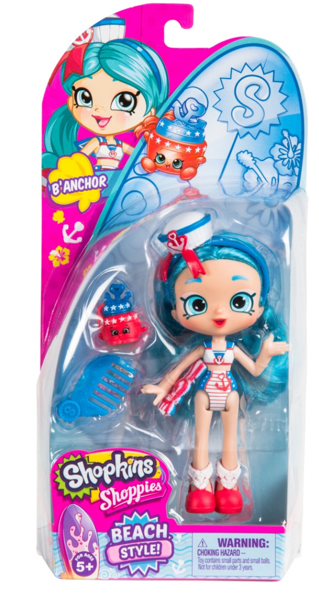 SHOPKINS SHOPPIES S7 W2 DOLL SINGLE PACK B'ANCHOR