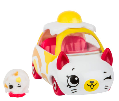 CUTIE CARS SHOPKINS S3 W2 SINGLE PACK QT3-22 EGG CART