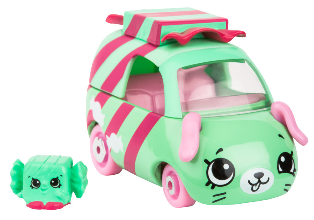 CUTIE CARS SHOPKINS S3 W2 SINGLE PACK QT3-08 WRAPPER RIDER