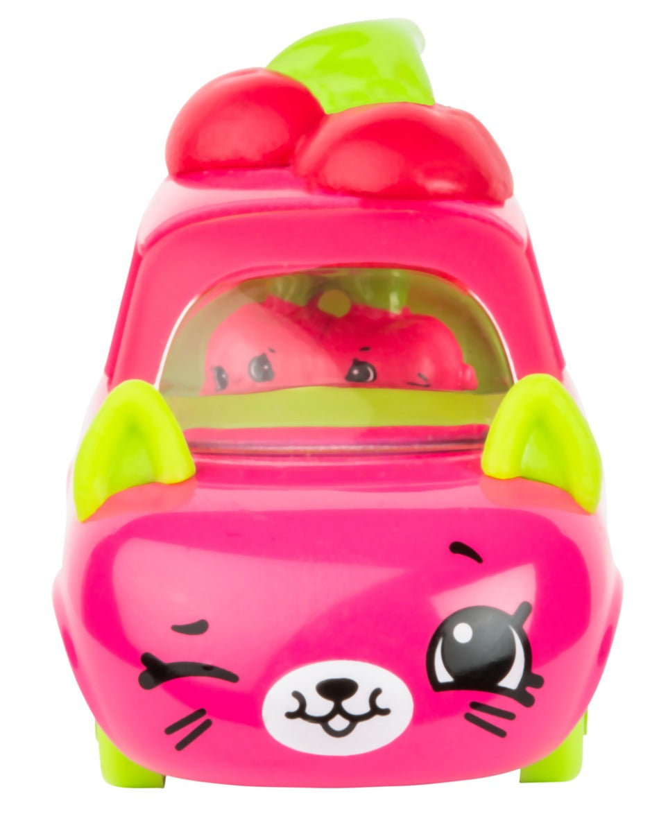 CUTIE CARS SHOPKINS S3 W2 SINGLE PACK QT3-21 CHERRY RIDE