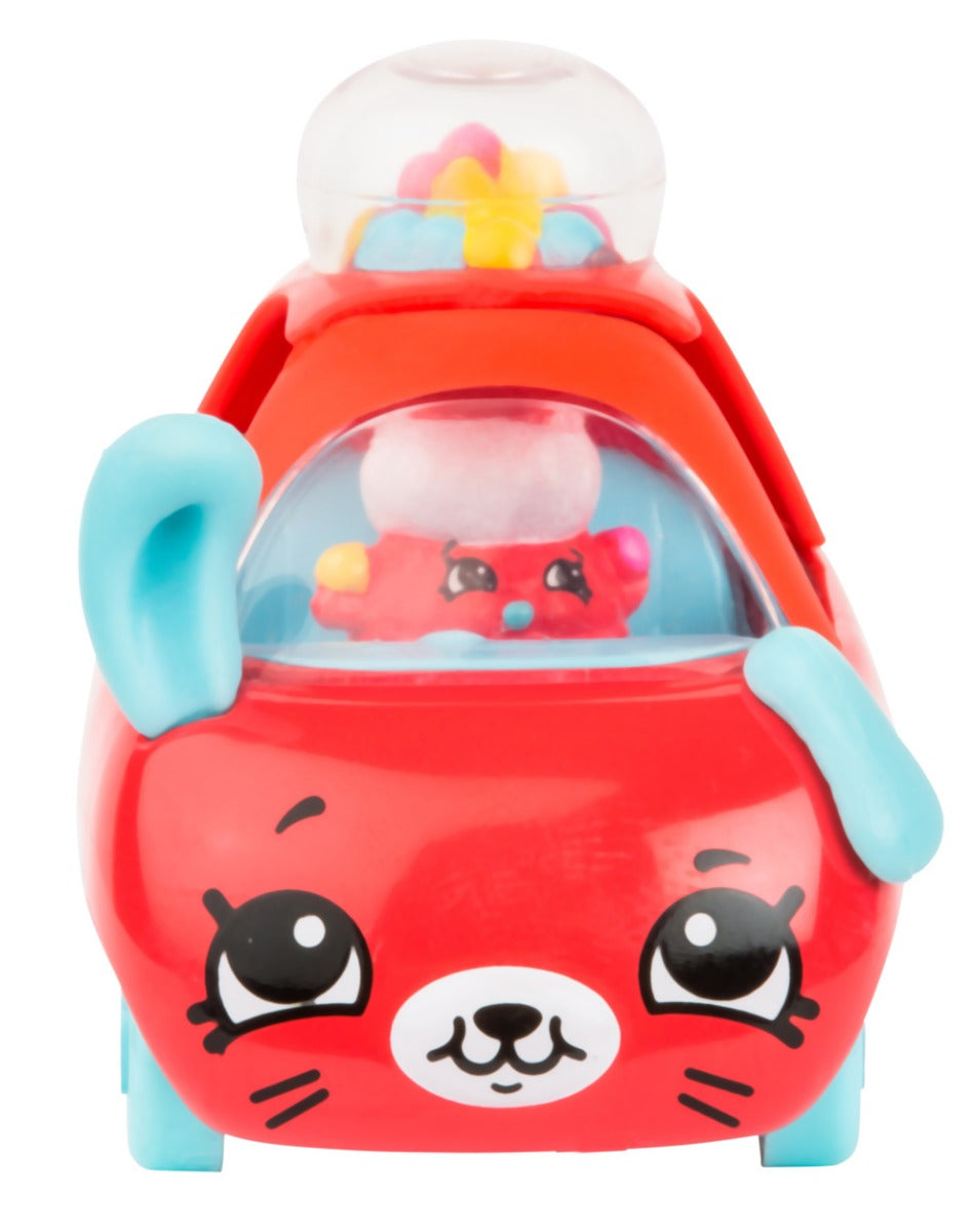 CUTIE CARS SHOPKINS S3 W2 SINGLE PACK QT3-04 GUMBALL GO-CART