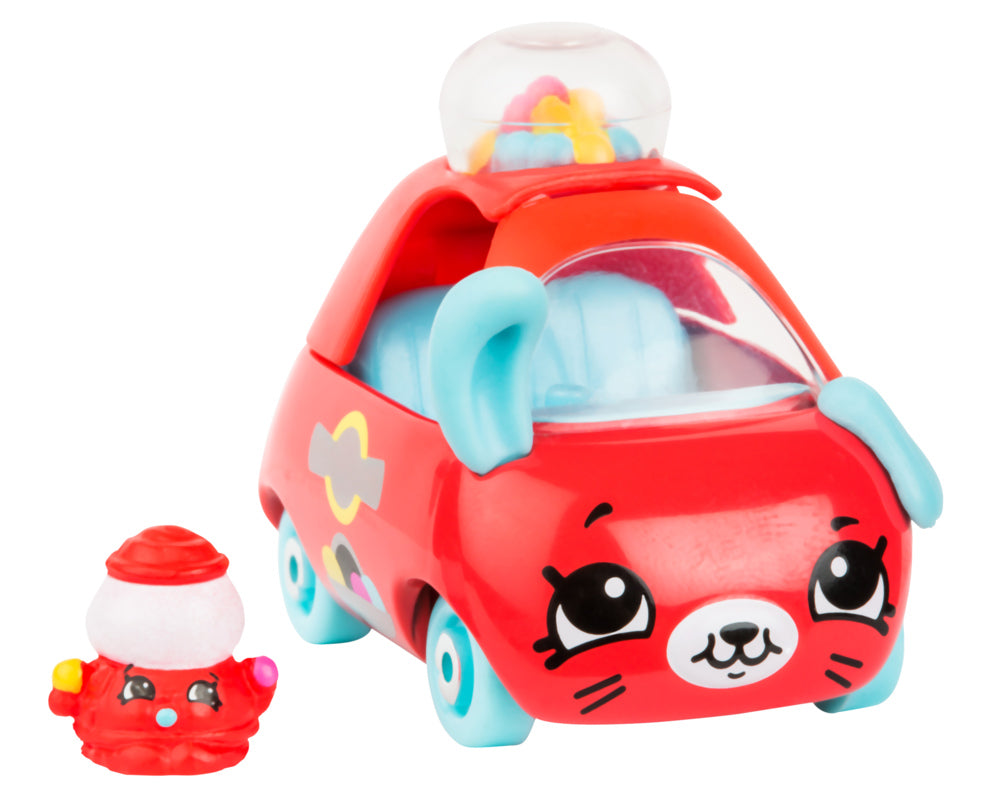 CUTIE CARS SHOPKINS S3 W2 SINGLE PACK QT3-04 GUMBALL GO-CART