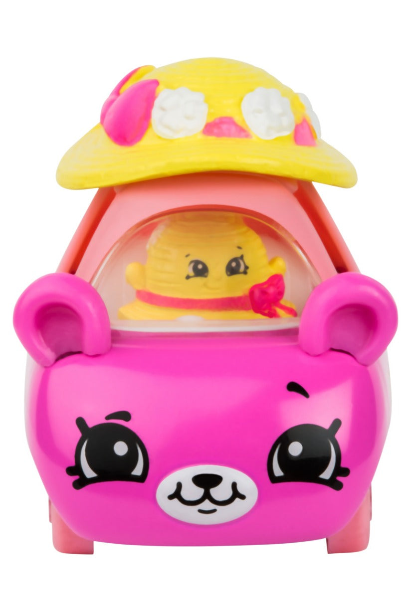 CUTIE CARS SHOPKINS S3 W2 SINGLE PACK QT3-02 SPEEDY SUNHAT