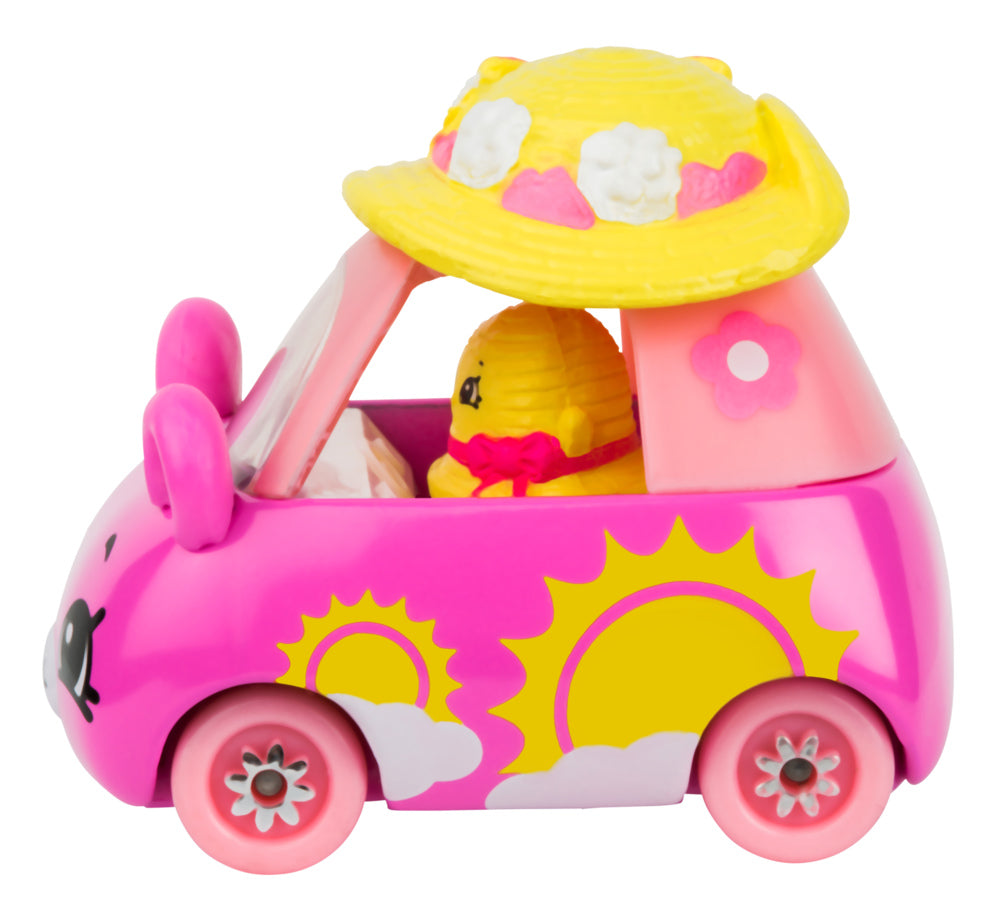 CUTIE CARS SHOPKINS S3 W2 SINGLE PACK QT3-02 SPEEDY SUNHAT