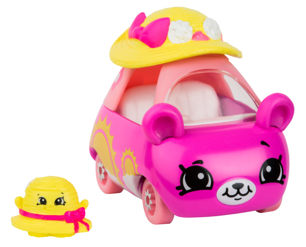 CUTIE CARS SHOPKINS S3 W2 SINGLE PACK QT3-02 SPEEDY SUNHAT