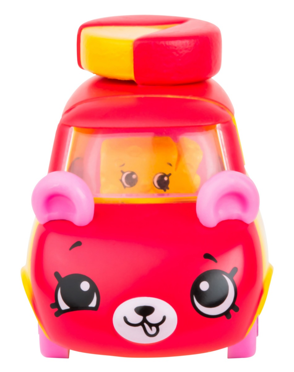 CUTIE CARS SHOPKINS S3 W2 SINGLE PACK QT3-03 CHEESY RIDER
