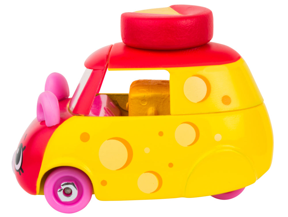 CUTIE CARS SHOPKINS S3 W2 SINGLE PACK QT3-03 CHEESY RIDER