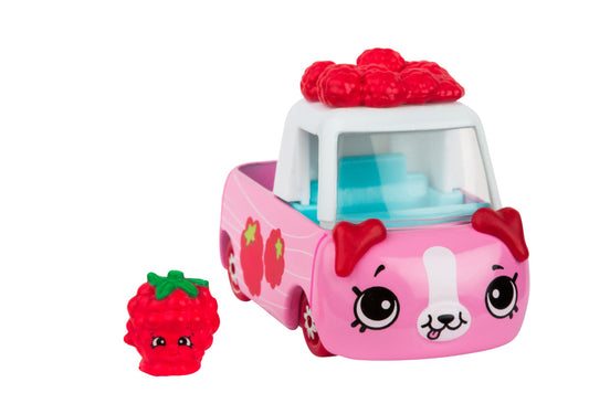 CUTIE CARS SHOPKINS S3 W2 SINGLE PACK QT3-13 RASBERRY ROADS