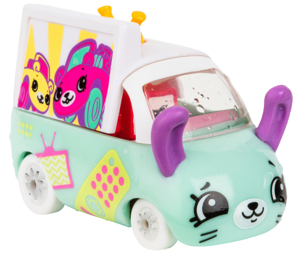 CUTIE CARS SHOPKINS W2 COLOR CHANGE PACK QT3-C09 TV TRAVELER