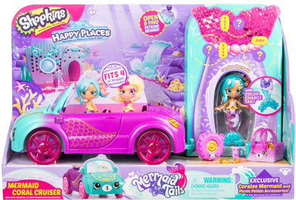SHOPKINS HAPPY PLACES S6 MERMAID CORAL CRUISER