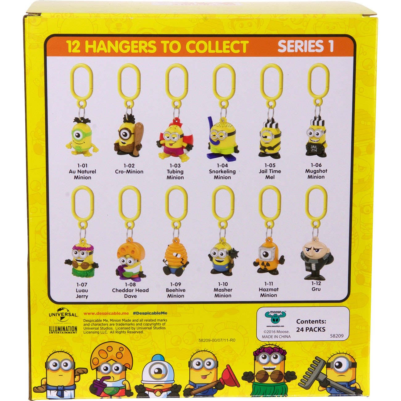 DESPICABLE ME MICRO HANGERS PDQ CASE