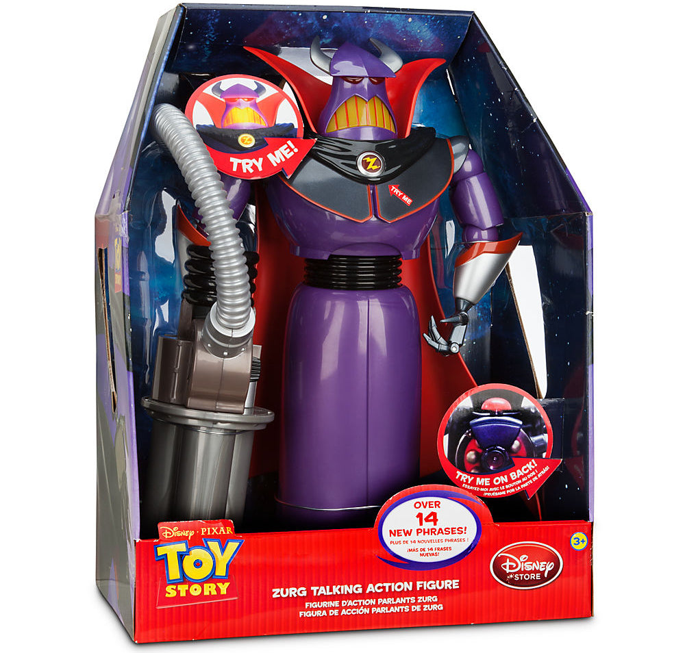 DISNEY TOY STORY EMPEROR ZURG TALKING ACTION FIGURE 15"