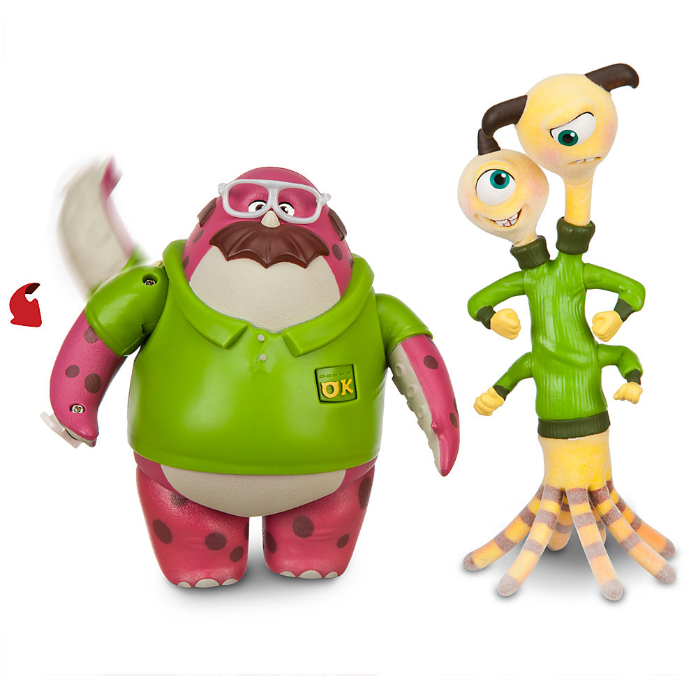 MONSTERS UNIVERSITY ACTION FIGURE SET Terri & Terry and Don