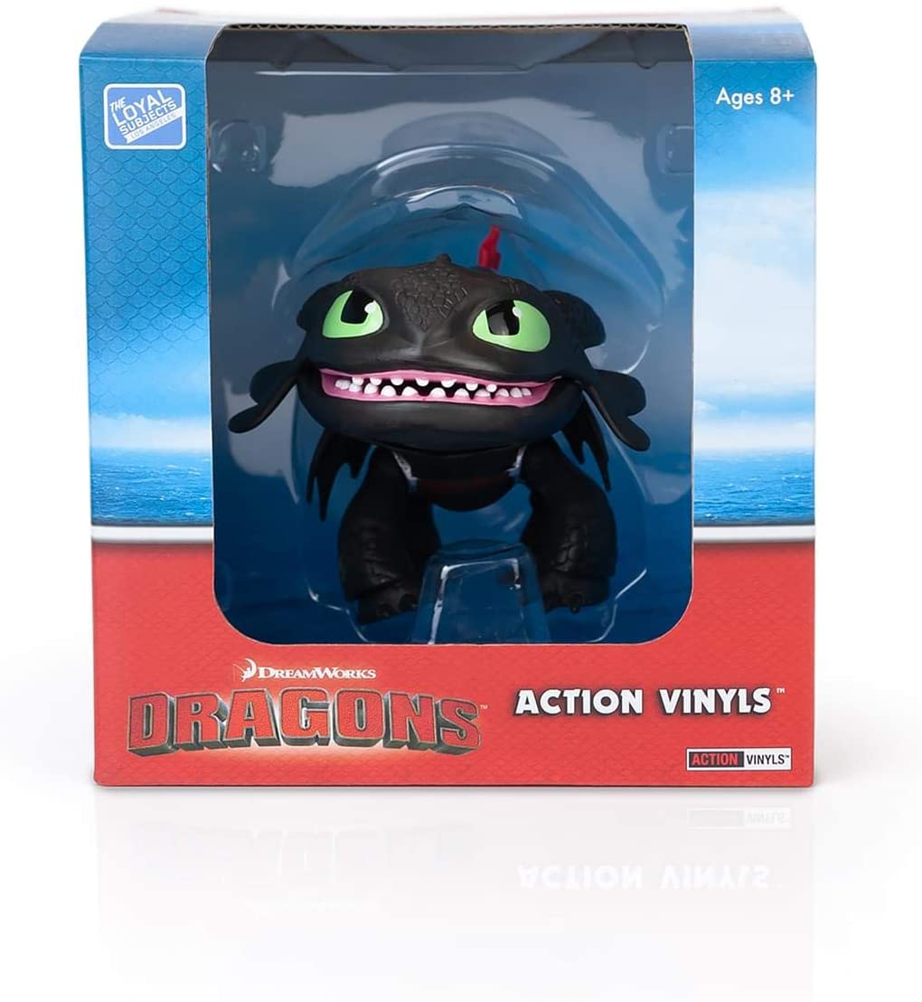 HTTYD DRAGONS W1 ACTION VINYLS 7" TOOTHLESS