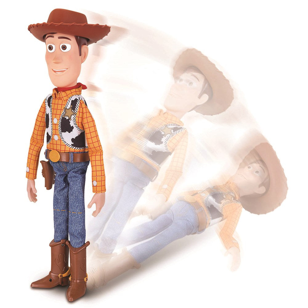 TOY STORY 4 SHERIFF WOODY with Interactive Drop-Down Action