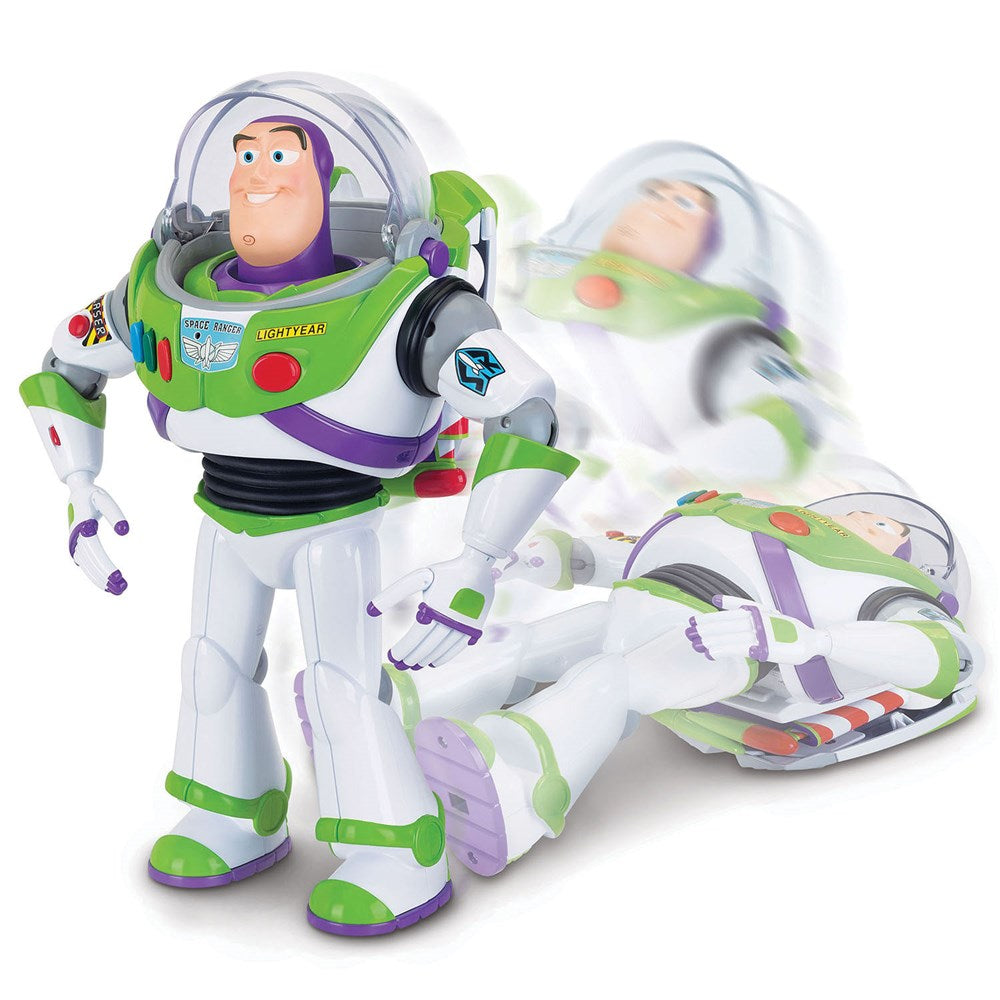 TOY STORY 4 BUZZ LIGHTYEAR with Interactive Drop-Down Action