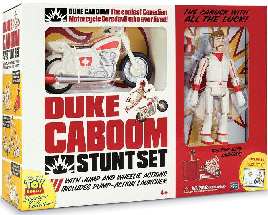 TOY STORY SIGNATURE COLLECTION DUKE CABOOM STUNT SET