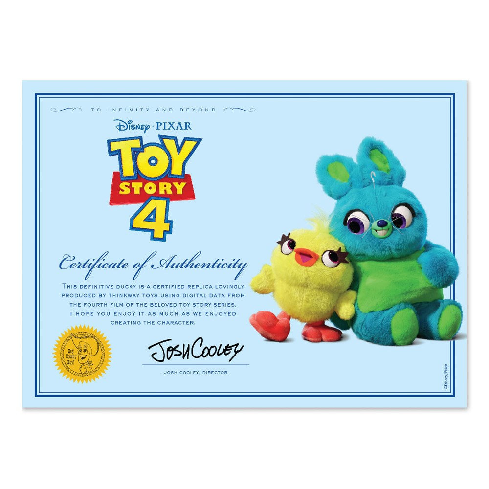 TOY STORY SIGNATURE COLLECTION DUCKY Deluxe Talking Carnival Plush
