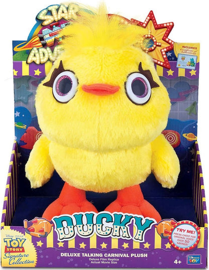 TOY STORY SIGNATURE COLLECTION DUCKY Deluxe Talking Carnival Plush