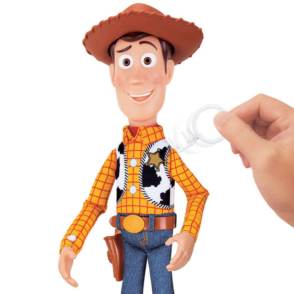 TOY STORY 4 SHERIFF WOODY Deluxe Pull-String Action Figure