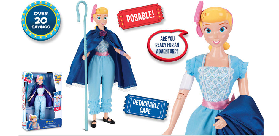 TOY STORY 4 BO PEEP Deluxe Talking Adventure Figure