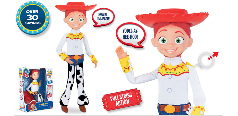 TOY STORY 4 COWGIRL JESSIE Deluxe Pull-String Action Figure