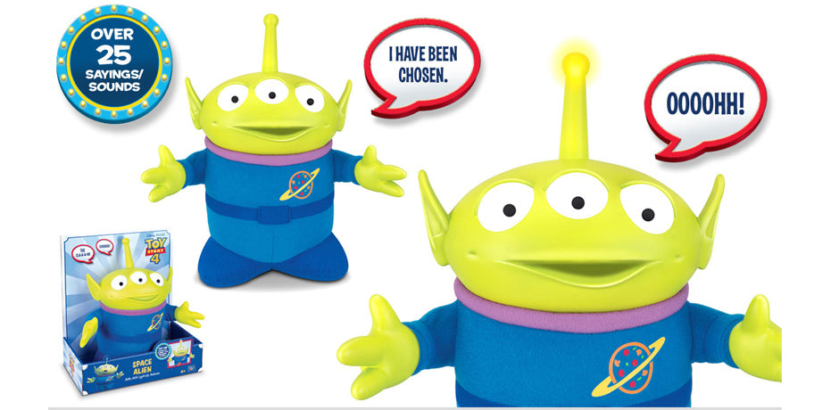 TOY STORY 4 SPACE ALIEN Talks With Light-Up Antenna