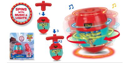TOY STORY 4 ELECTRONIC SPINNER With Music & Lights ASSORTMENT